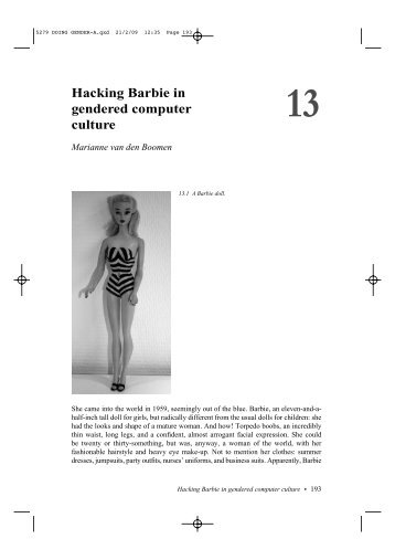 Hacking Barbie in gendered computer culture