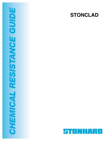 Stonclad Chemical Resistance Guide - Stonhard