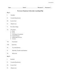 Trevecca Nazarene University Spring 2010 Sitemason trevecca academic calendar 2021