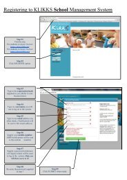 Registering to KLIKKS School Management System