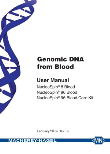 Genomic DNA from Blood - Macherey Nagel