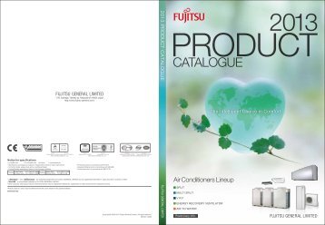 2013 PRODUCT CATALOGUE - FUJITSU GENERAL ... - Klima-Therm