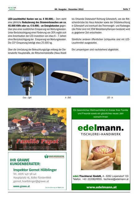 Gemeinde Zuhause 4/2013 (PDF) - Gemeinde Loipersdorf