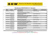 Stundenplan BHS/TK/2012-3/1. Semester - SHW