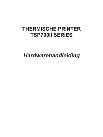 Star TSP700 handleiding - Pointofsale.nl