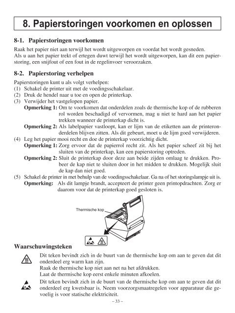 Star TSP700 handleiding - Pointofsale.nl