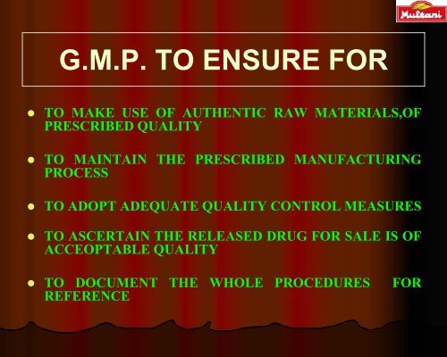 quality control & gmp of vati/gutika - amam-ayurveda.org