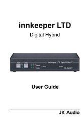 innkeeper LTD Manual (web) - JK Audio