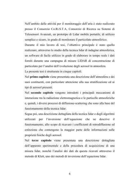 processamento di dati lidar per l'analisi dell'evoluzione ... - CO.RI.STA