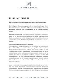 SchÃ¶rghuber Unternehmensgruppe Ã¤ndert Hotelstrategie - Die ...