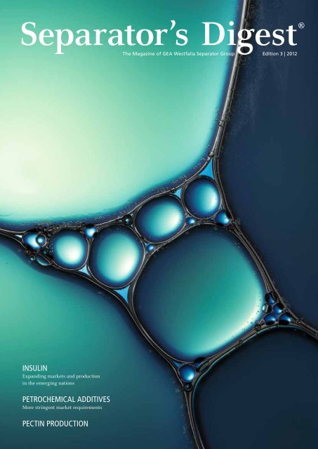 Separator's Digest 2012/3 - GEA Westfalia Separator Group