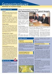 Gemeentenieuws - Gemeente Hengelo