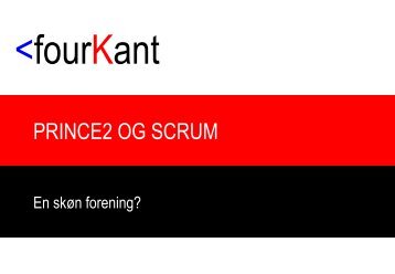 PRINCE2 OG SCRUM