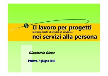 Slide dott. Gianmaria Gioga - Ordine degli Assistenti Sociali del ...