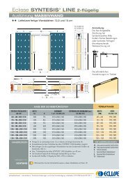 Technisches Datenblatt Massivwand - Eclisse