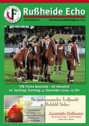 SV Hövelhof 16. Spieltag - VfB Fichte Bielefeld