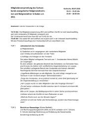 Protokoll der Mitgliederversammlung 2011 - Fachverband ...