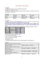 RUSSE - CONJUGAISONS - Langue russe