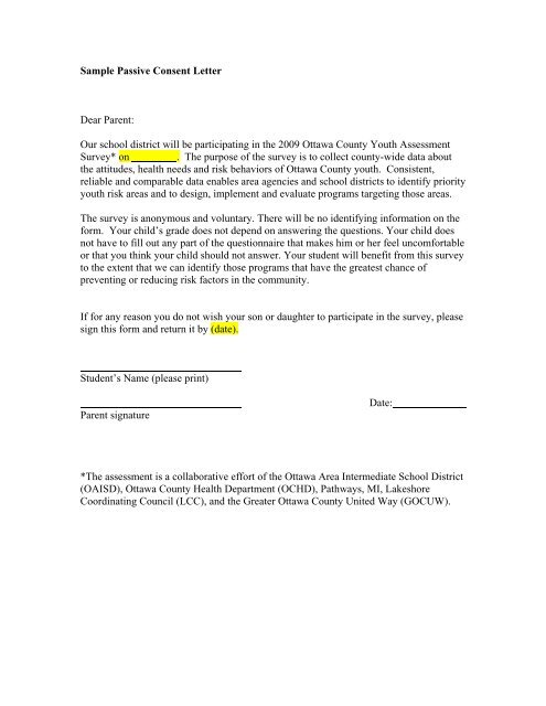 Letter Of Parent Consent from img.yumpu.com