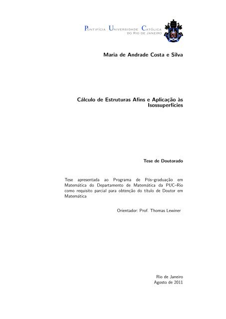 Maria de Andrade Costa e Silva CÃ¡lculo de Estruturas ... - PUC-Rio
