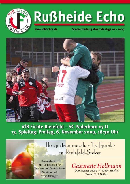 SC Paderborn 07 II 13. Spieltag - VfB Fichte Bielefeld