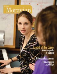 Ahead of the Curve - Moravian College