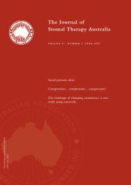 The Journal of Stomal Therapy Australia - Australian Association of ...