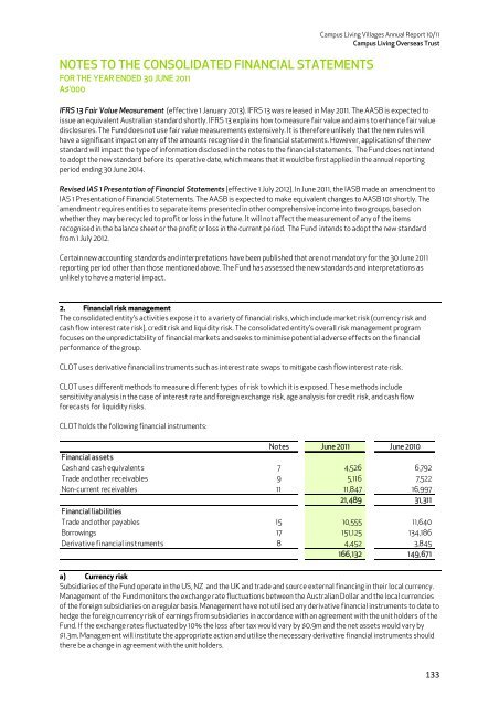 Annual Report 10/11 - Campus Living Villages