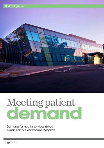 Meeting patient - Australian Private Hospitals Association