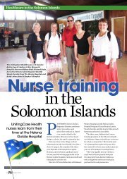 Healthcare in the Solomon Islands Healthcare in the Solomon Islands