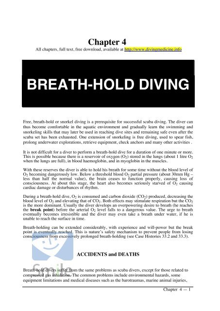 Download - Diving Medicine for SCUBA Divers