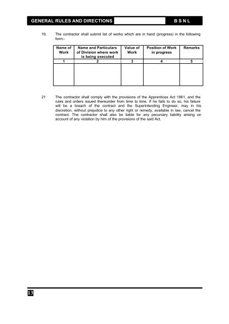 General Terms and Conditions - Calcutta Telephones