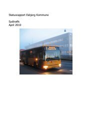 Statusrapport Esbjerg Kommune Sydtrafik April 2010