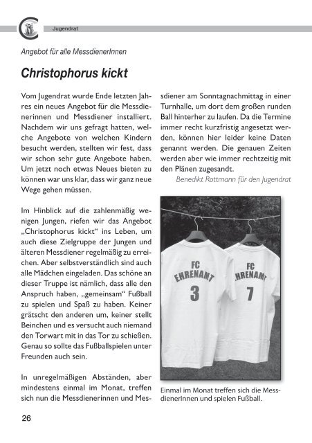 Osterpfarrbrief 2013 - Pfarramt St. Christophorus