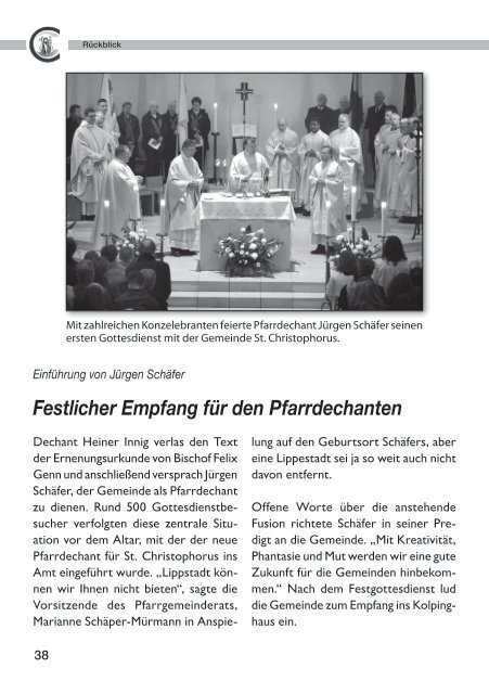 Osterpfarrbrief 2013 - Pfarramt St. Christophorus