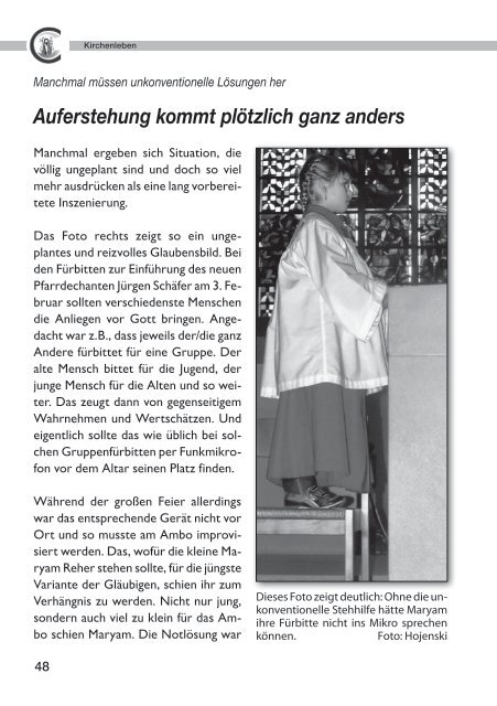 Osterpfarrbrief 2013 - Pfarramt St. Christophorus