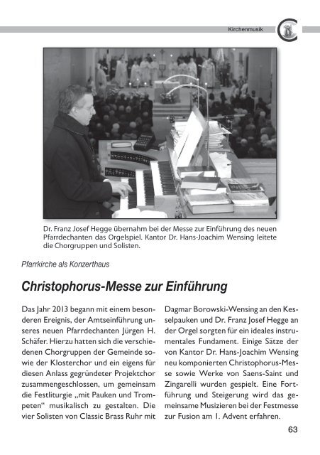 Osterpfarrbrief 2013 - Pfarramt St. Christophorus