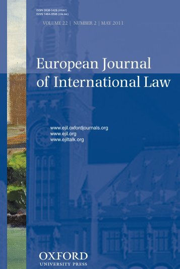 Front Matter (PDF) - European Journal of International Law