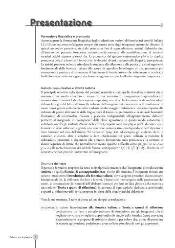 presentazione e quadro sinottico - ALMA Edizioni