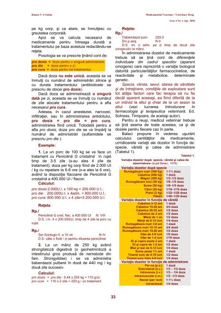 2010-1-VET.DRUG-FINAL doc - Veterinary Pharmacon - ROMEO T ...