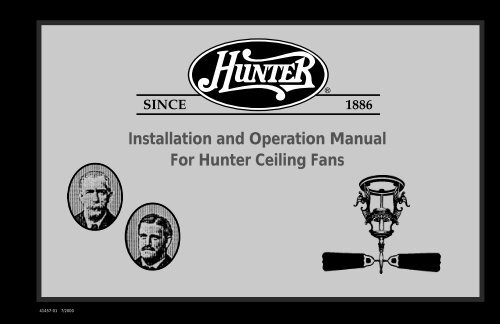 Hunter Ceiling Fan, Hunter Ceiling Fan Lower Switch Housing Assembly