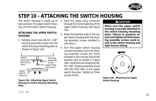 Installation and Operation Manual For Hunter Ceiling ... - Hunter Fan