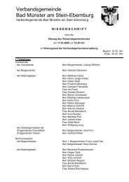 Sitzung des Verbandsgemeinderates vom 17.03.2009