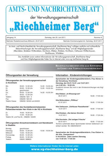 Dorffest Kirchheim am 02. und 03. Juli 2011 - VG Riechheimer Berg