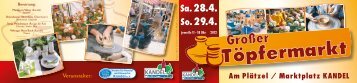 Am Plätzel / Marktplatz KANDEL Veranstalter: Sa.28.4. So.29.4.