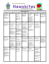 Newsbites- September 2013 - Canossa Convent Primary School