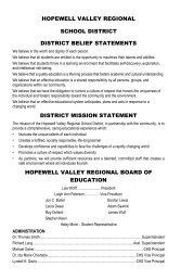 Student Handbook - Hopewell Valley Regional School District