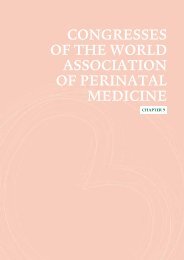 congresses of the world association of perinatal medicine