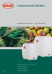 Landwirtschafts-Behälter - Otto Graf GmbH