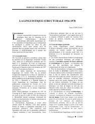 24. La linguistique structurale 1916-1970 / Structural Linguistics